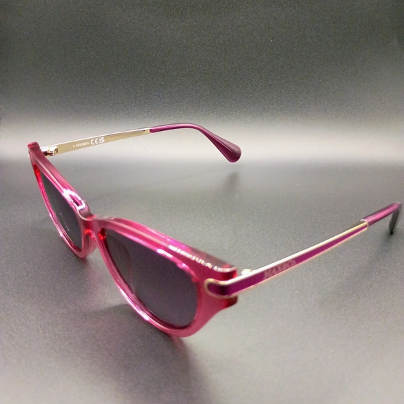 Max & Co. Fuchsia Sunglasses with Red Case - Picture 3 of 3